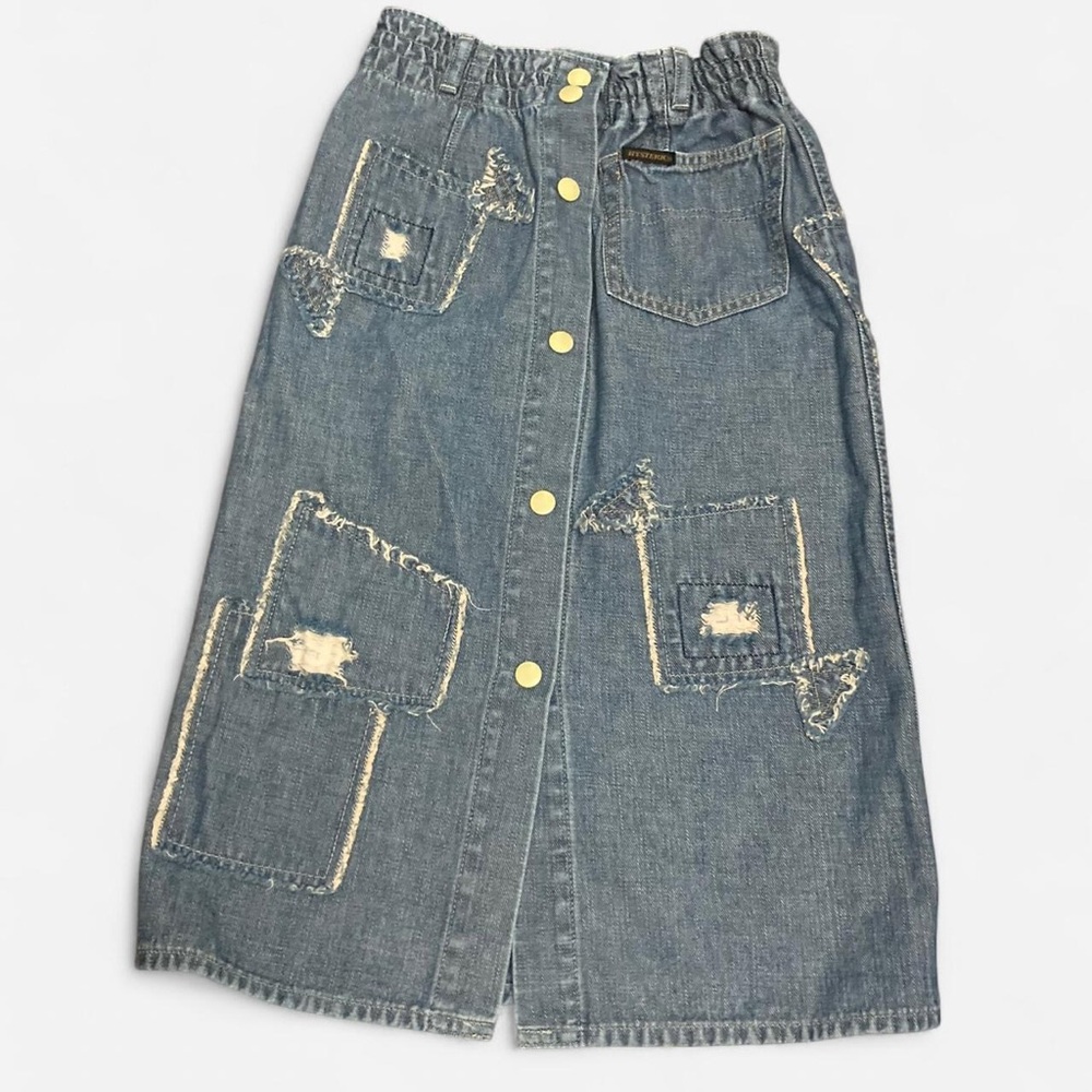 Hysteric Glamour Blue Denim Maxi Skirt